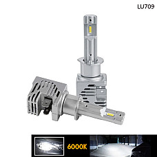 Компактни LED крушки H1 – 35W, 6000K студено бяло, без вентилатор – LU709